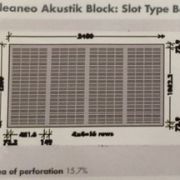 Knauf Cleano Akustik Block; Slot Type B6